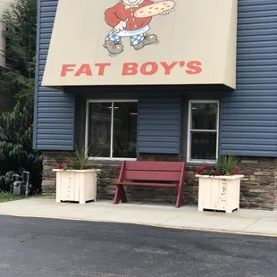 Front of store