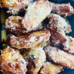 Garlic Parmesan wings