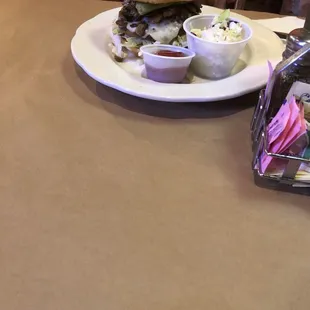 My friend had this Turkey burger meal