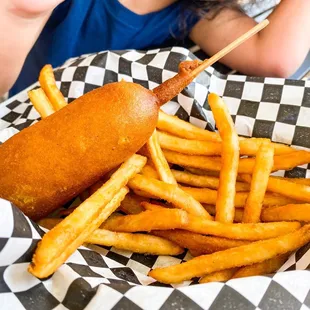 Corn dog for kids
