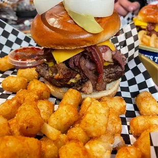 Death by Meat burger!! Yummy