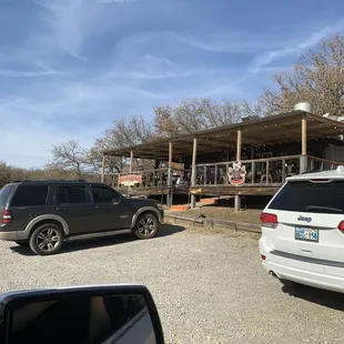 Another view of outside seating