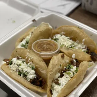 Puffy Tacos- Carne Asada and Al Pastor FTW!!!