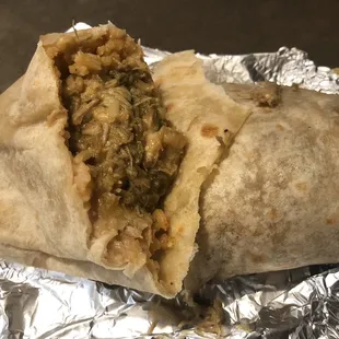 Chile Verde Burrito