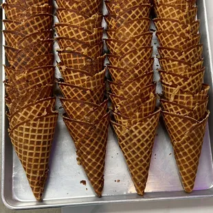 Fresh brown sugar brown butter cones made daily!!