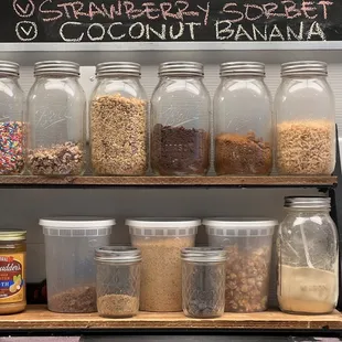 You have got to try some of the amazing toppings available! I love getting coconut flakes on the pineapple rum punch!