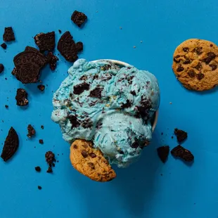 Cookie Monster Ice Cream