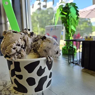 Cookies and cream and salted caramel.