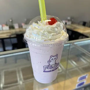 Very cherry chip milkshake