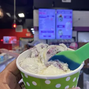 Blueberry crumble