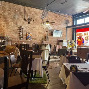 the interior of the restaurant