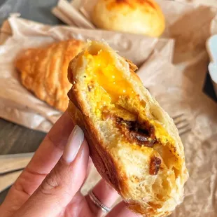 Breakfast croissant