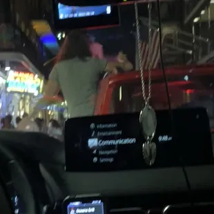 Only on Bourbon can you sit out the window of your Uber while smoking a J and the cops say nothing! *shocker *