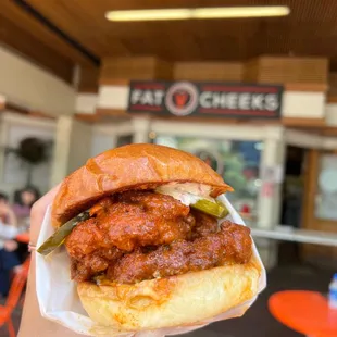 spicy chicken sandwich