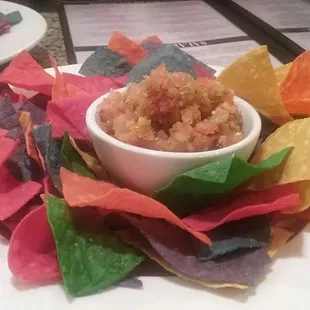 Salsa and bottomless chips