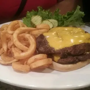 Fat burger and seasoned fries