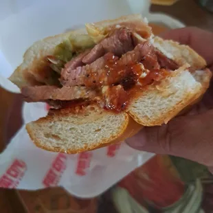 Tri-Tip Sandwich
