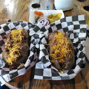 Stuffed Spud with Brisket.