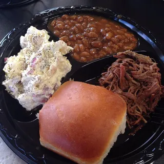 1 Meat, 2 Sides & Roll