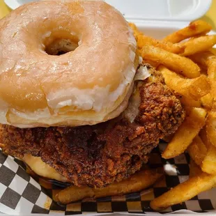 The suga momma. Hot. The fries are also excellent.