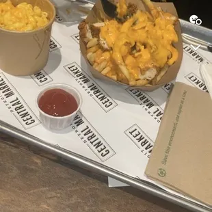 Chicken Cheese Fries with Mac