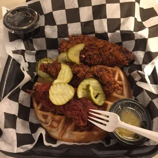 3 Tenders & Waffle