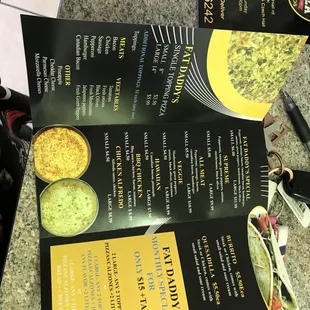 the menu