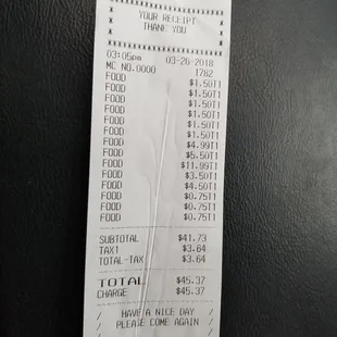 We ordered a tom of food and it so affordable!!!!