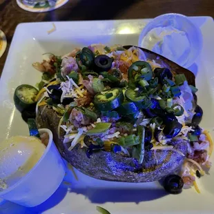 Club Spud with added Jalapeños