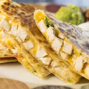 Flat Tire Chicken Quesadillas