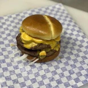 Our &quot;El Paso&quot; Jalapeño Double Cheeseburger