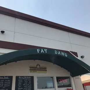 the outside of the building