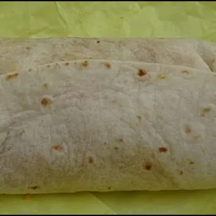 My "Breakfast Burrito" was cooked and rolled to perfection, and delivered to me, ready to enjoy.