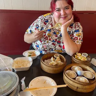 Original Pork Soup Dumplings (4) Beef &amp; Leek Dumplings (6) Siu Mai (4)
