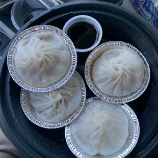 Original Pork Soup Dumplings (4). So good.
