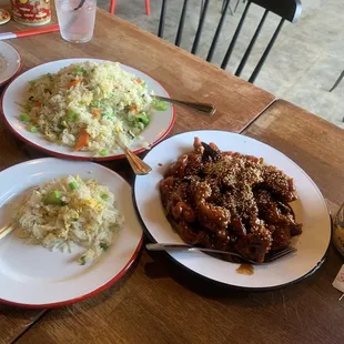 Marys Orange Chicken Fried Rice