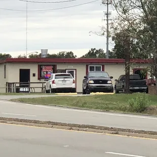 The front of the restaurant