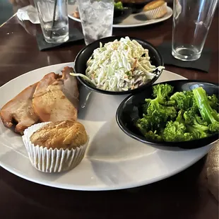 Fat Eddy's Bar-BQ barbecue combo meal. 6.16.24