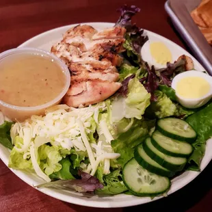 Big Salad with Chicken at Fat Eddy's Grove City