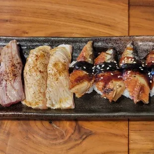 sushi and sashimi, food