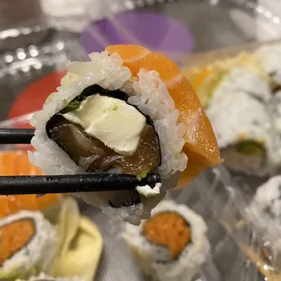 sushi, sashimi, sushi and sashimi, food