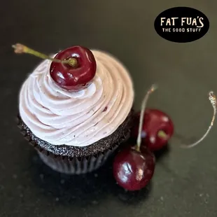 Cherry Bomb Cupcakes