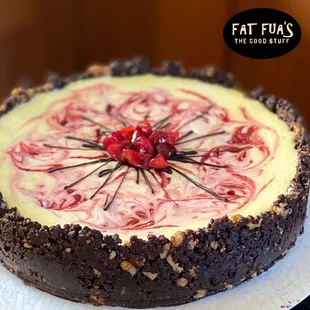 Chocolate Cherry Swirl Cheesecake