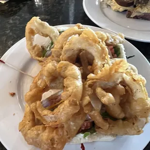 Hot and made from scratch Onion rings