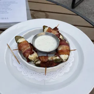 Stuffed Bacon Wrapped Jalapenos