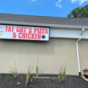 the front of the restaurant