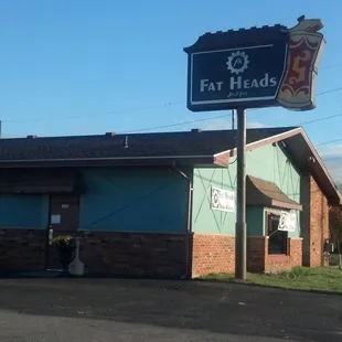 the front of the restaurant