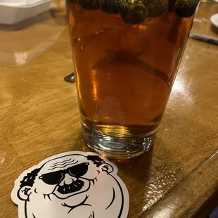 Mmm blueberry beer!