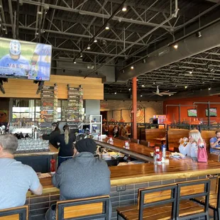 people sitting at the bar