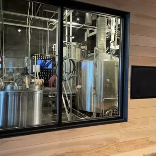 a reflection in the window